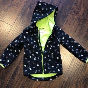 Space ship rain coat